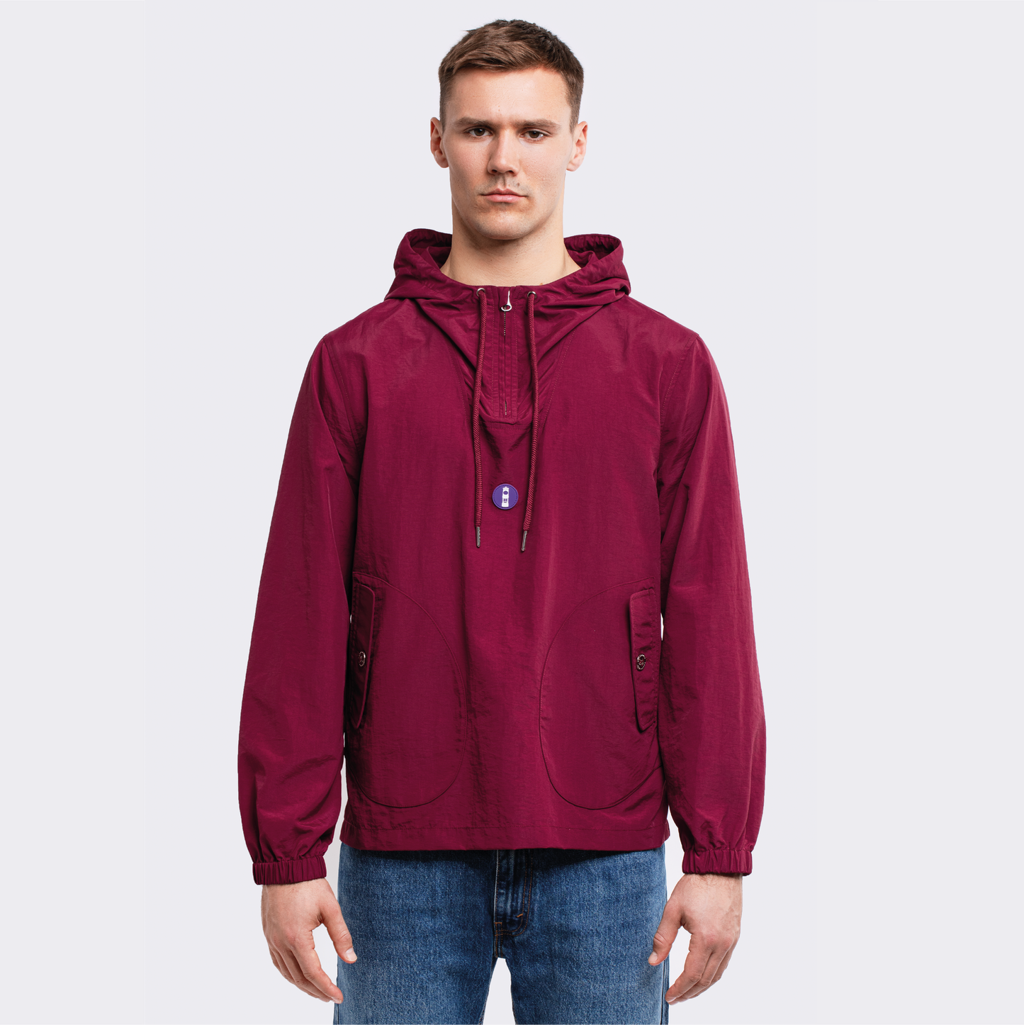 Cyfartha Smock in Earth Red
