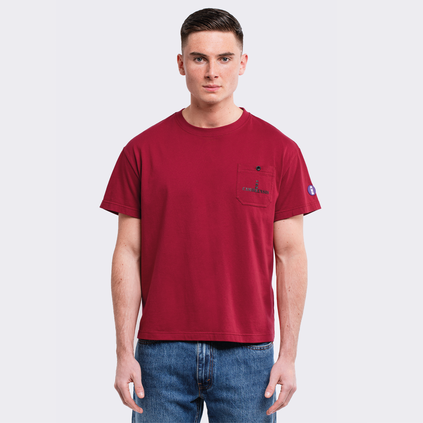 Park Pocket T-shirt in Earth Red