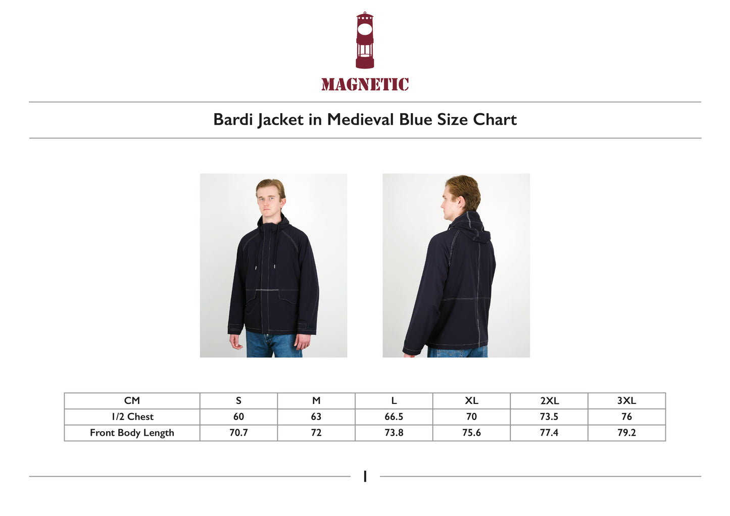 Bardi Jacket in Medieval Blue (50% Deposit Pre-Order, £225 Total)
