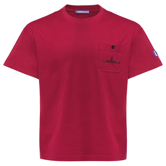 Park Pocket T-shirt in Earth Red
