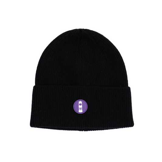 Dock Beanie Hat in Black Beauty