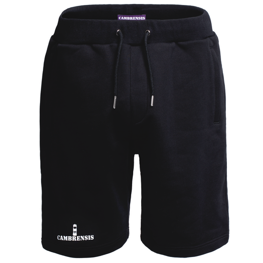 Bedlinog Track Shorts in Black Oyster