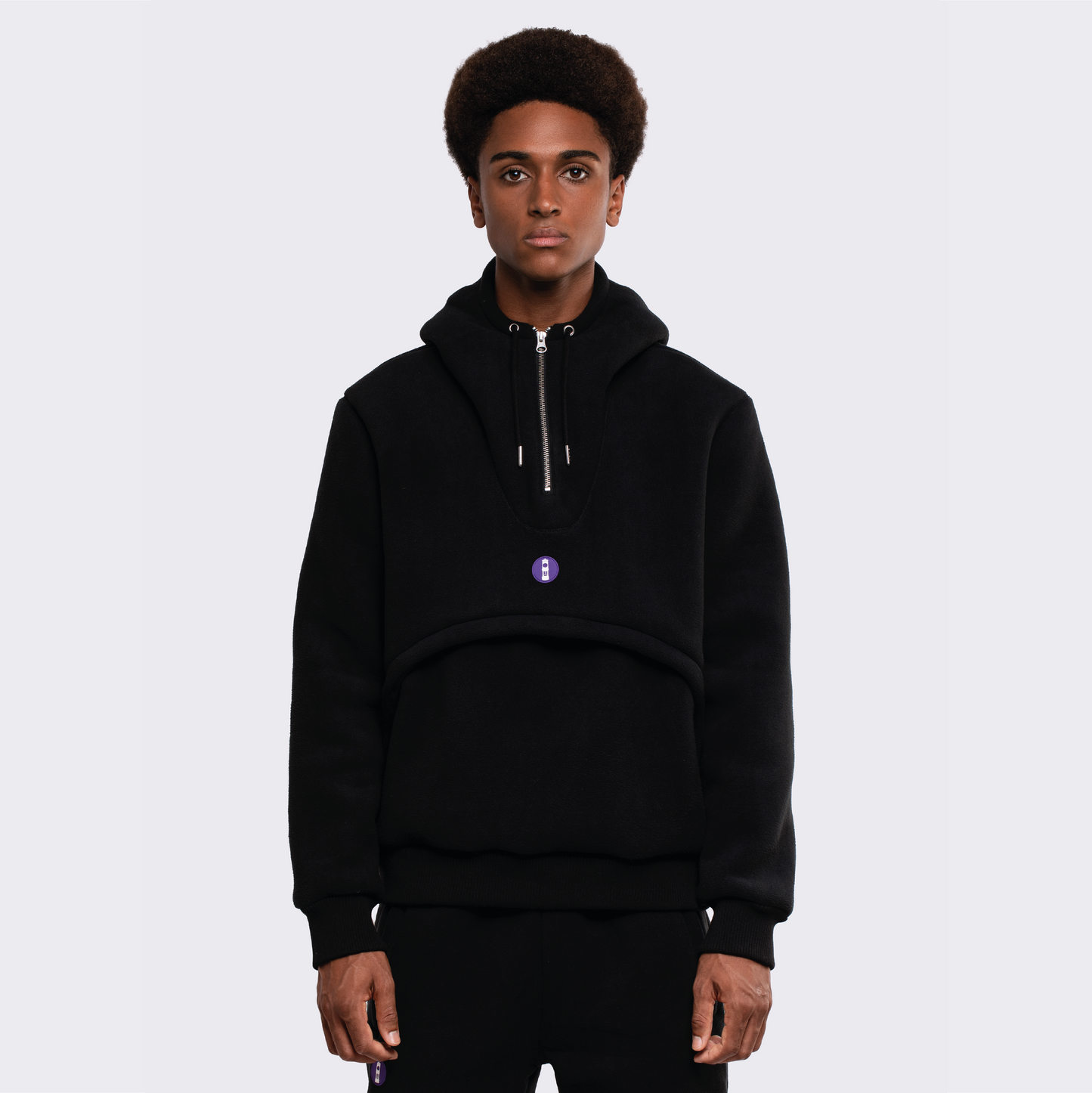 Gladstone Track Top in Black Beauty