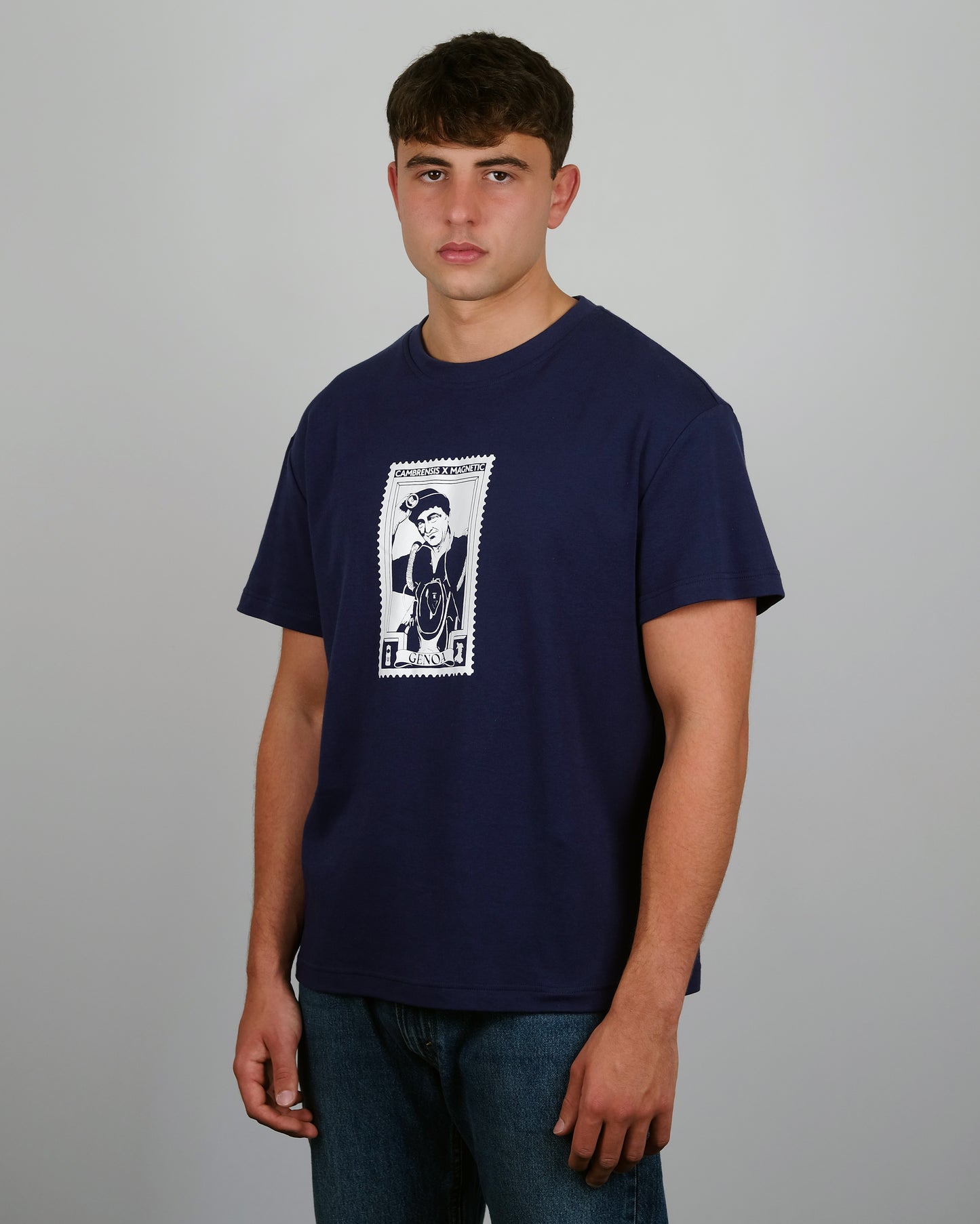 Picinisco T-shirt in Medieval Blue (50% Deposit Pre-Order, £70 Total)